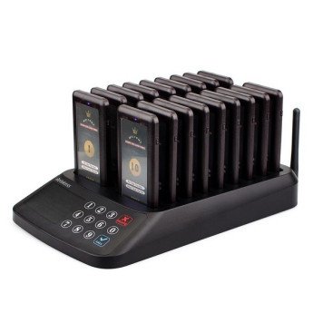  Klientų iškvietimo sistema – 18 vartotojų Retekess T115 (Ekspozicinė prekę)