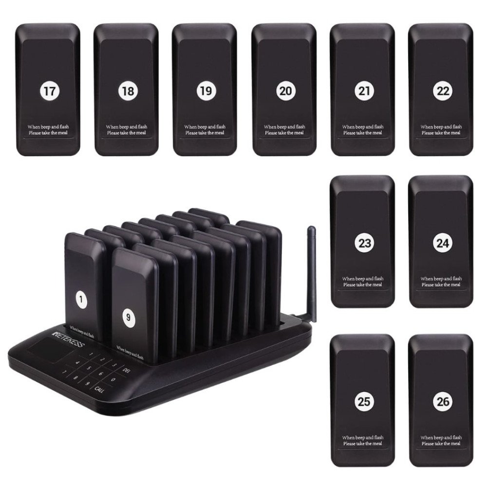 Klientų iškvietimo sistema – 26 vartotojų Retekess TD157 -