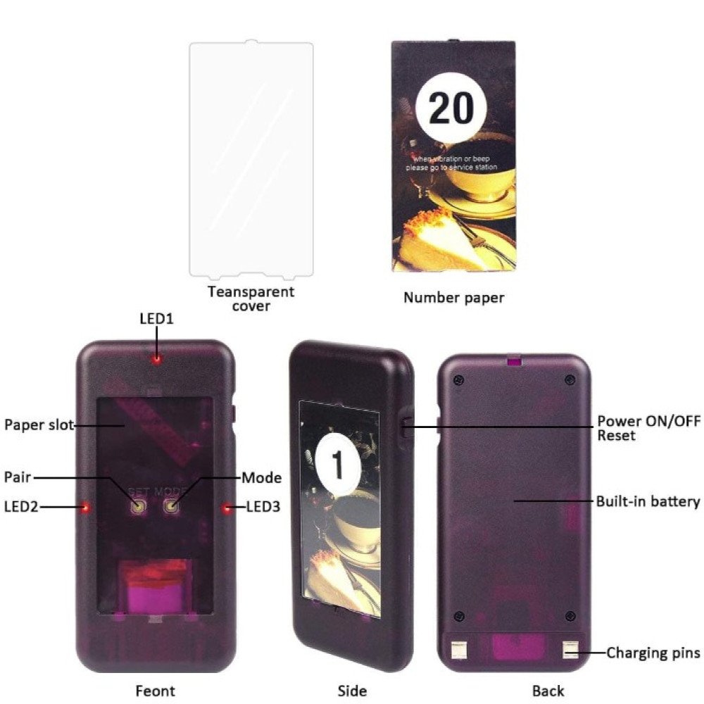 Klientu iskvietimo sistema – 20 vartotoju Retekess T111