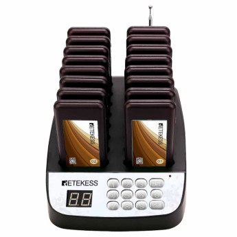 Retekess T113 belaidė iškvietimo sistema – 16 imtuvų restoranams ir klinikoms