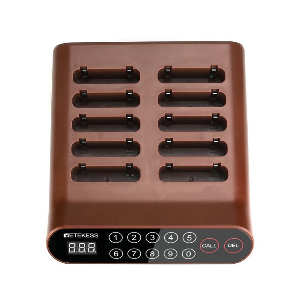 Retekess T116A belaidė iškvietimo sistema su 10 imtuvų restoranams ir klinikoms