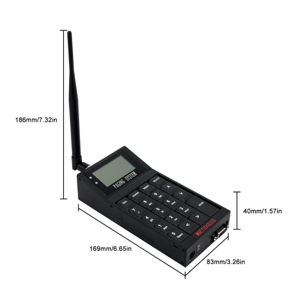 Klientų iškvietimo sistema – 10 vartotojų Retekess TD159 Smart Ilgos Distancijos