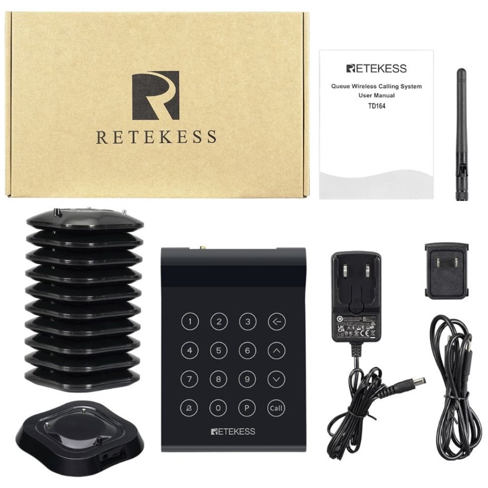 Klientų iškvietimo sistema – 40 vartotojų Retekess TD164 800m