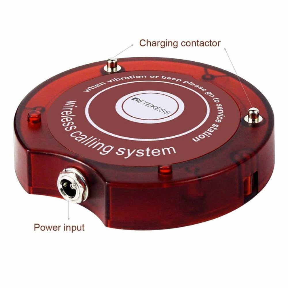 Klientų iškvietimo sistema – 10 vartotojų Retekess TD165 (SU-668) Black