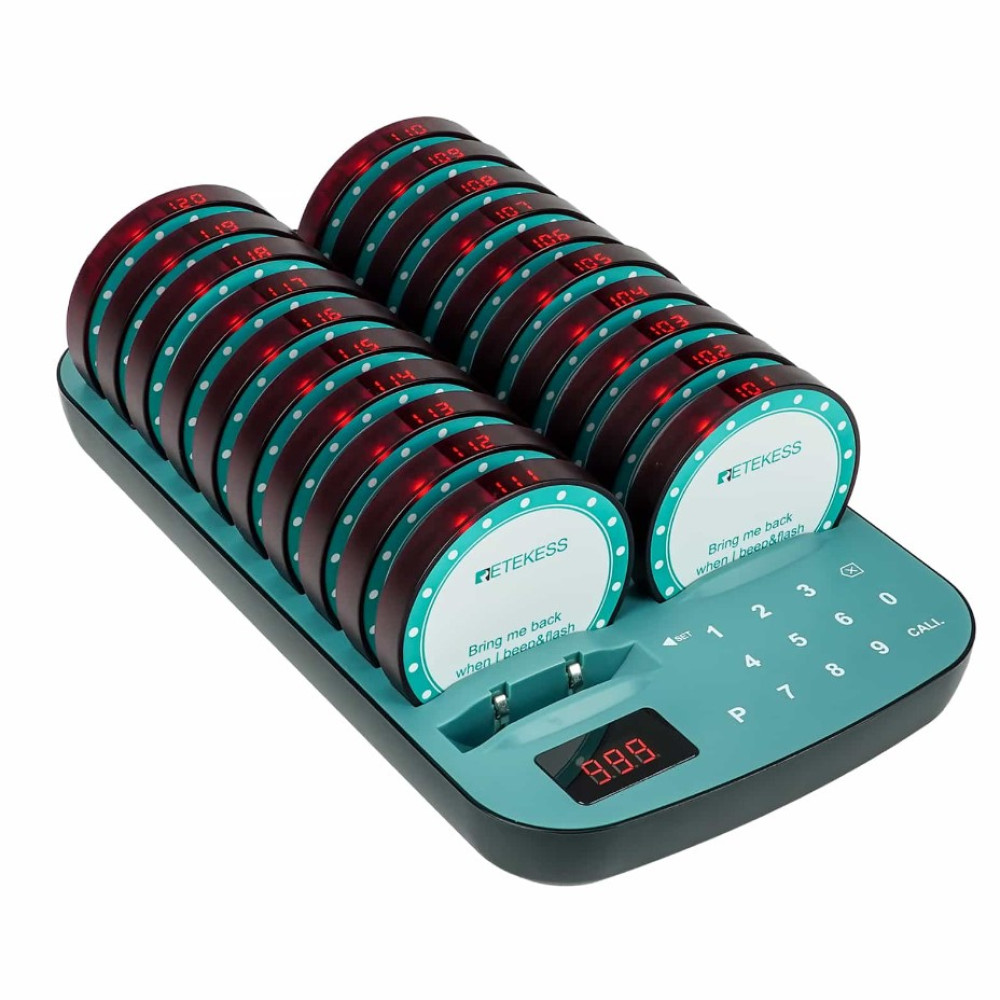 Klientų iškvietimo sistema – 20 vartotojų Retekess TD167A