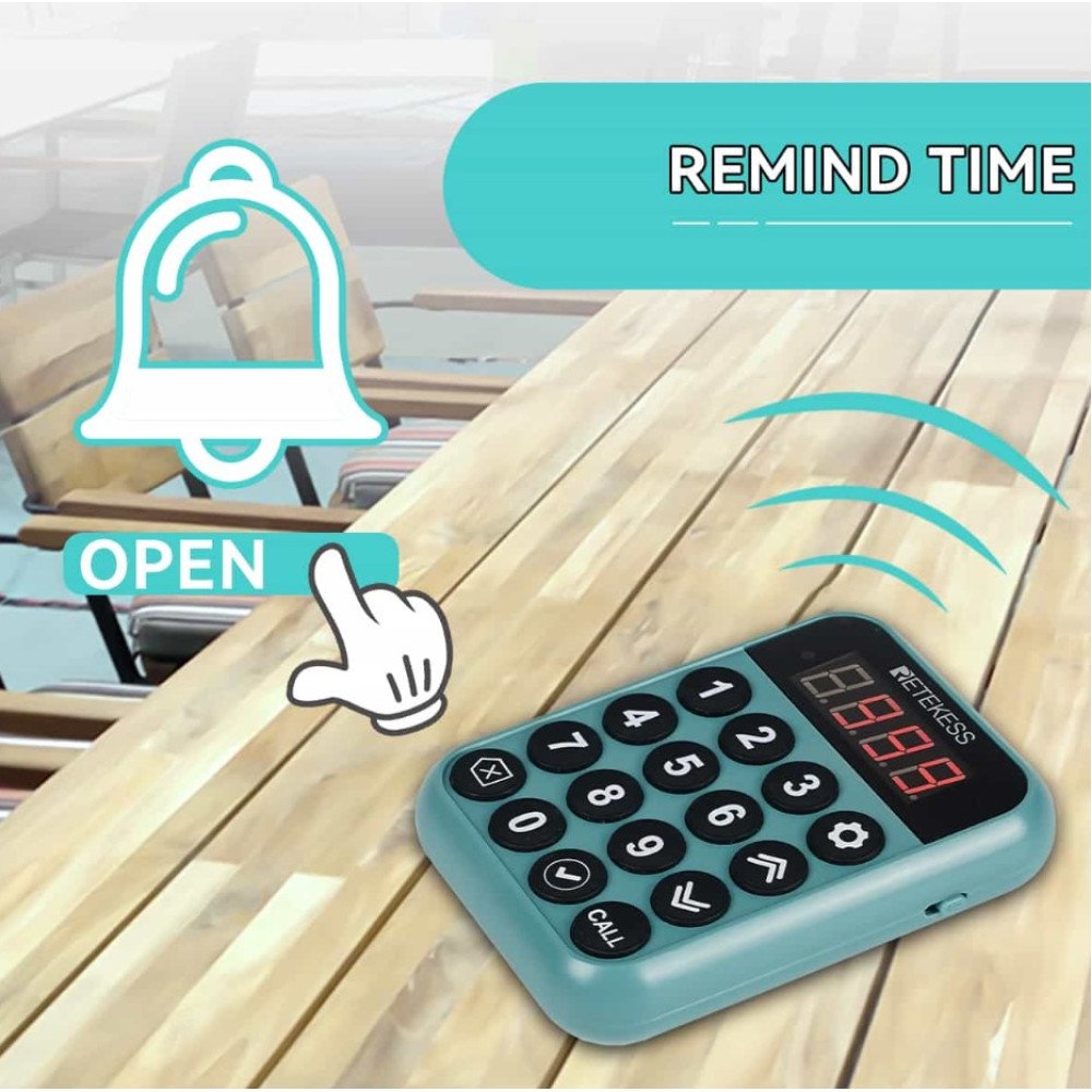 Klientų iškvietimo sistema – 24 vartotojų Retekess TD168R Klientų iškvietimo sistema – 24 vartotojų Retekess TD168R