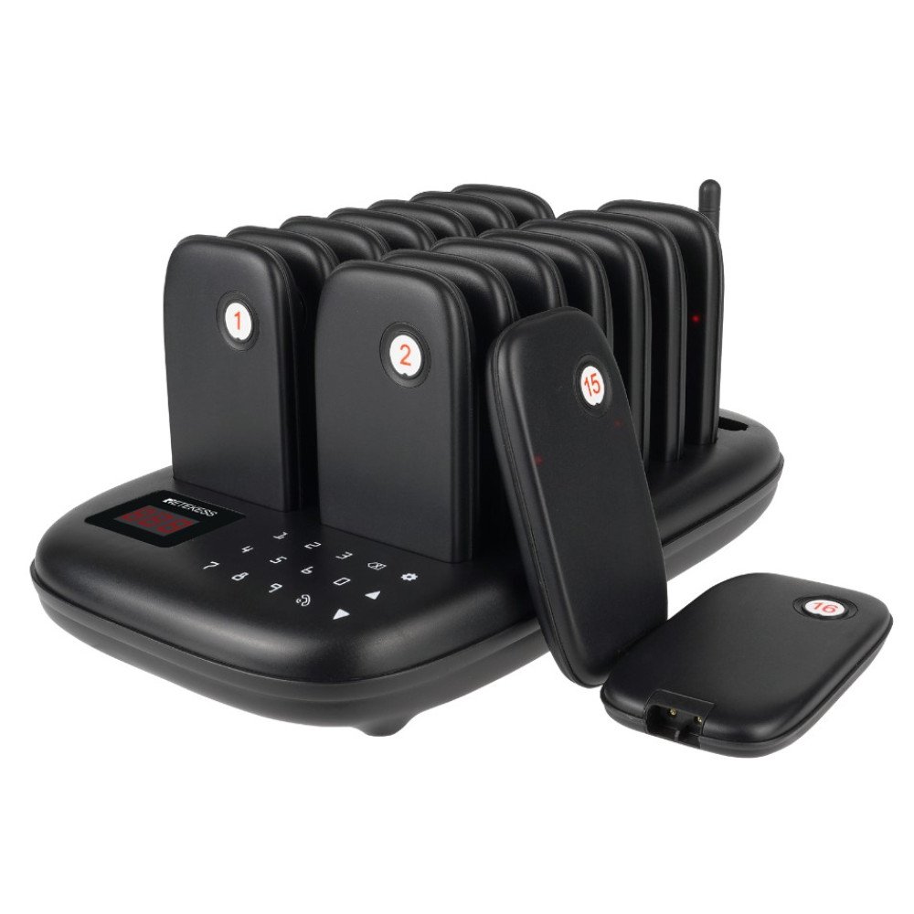 Klientu iskvietimo sistema – 16 vartotoju Retekess TD175 Klientu iskvietimo sistema – 16 vartotoju Retekess TD175