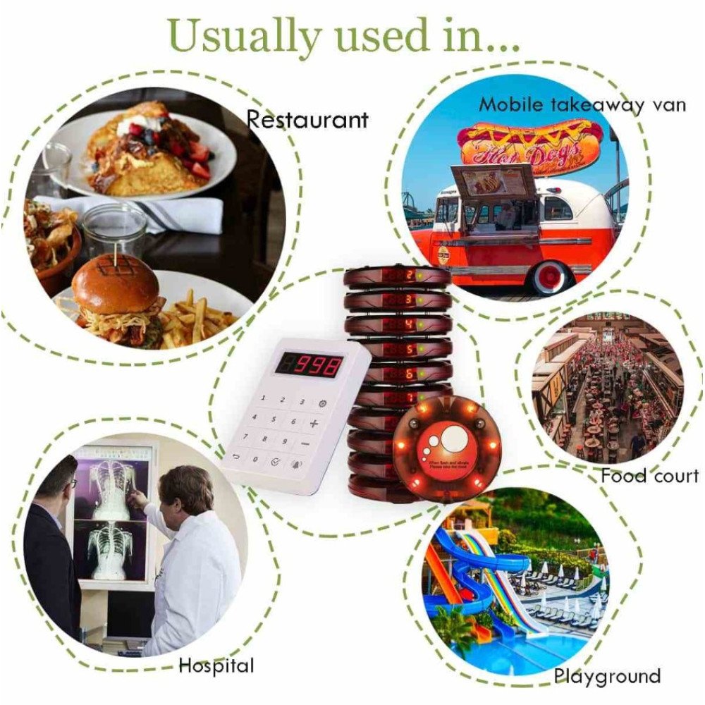 Klientų iškvietimo sistema – 10 vartotojų Retekess TD158